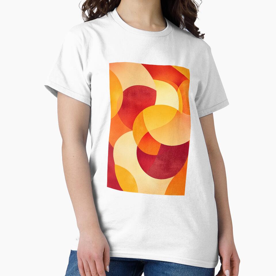 Vibrant Abstract Overlapping Circles 2 by SparroCreative