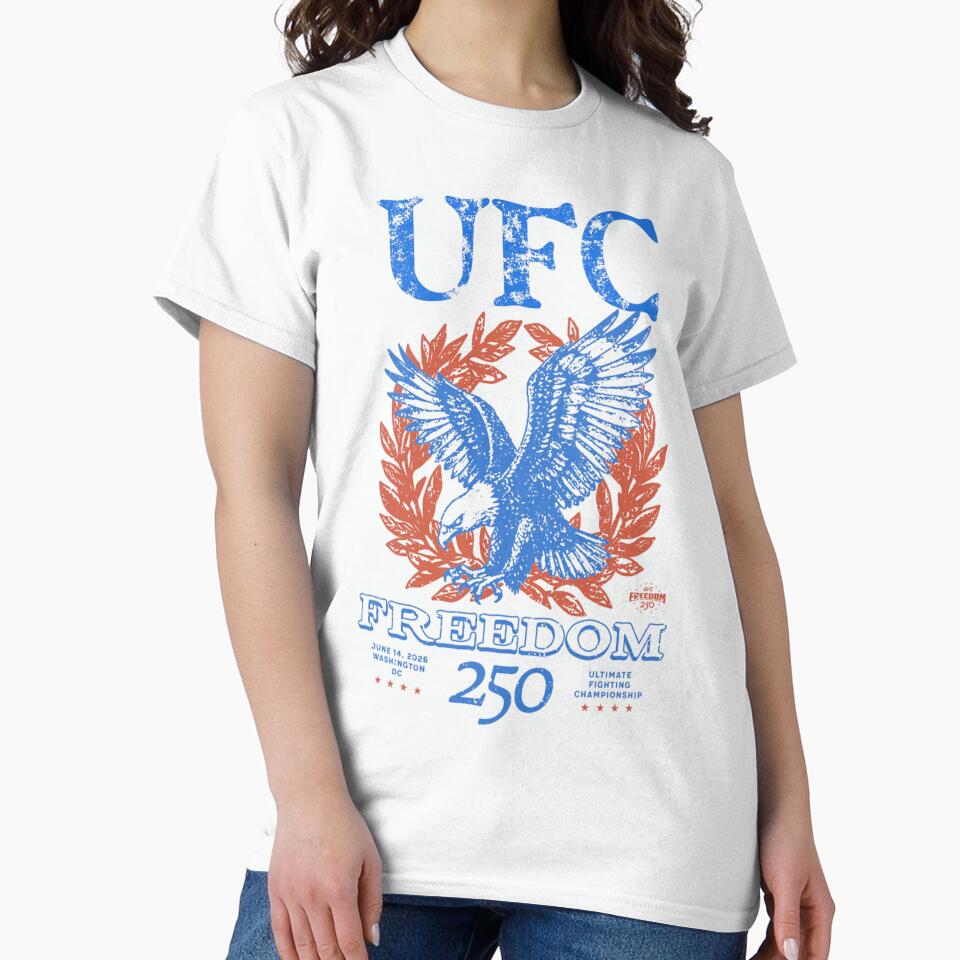 UFC Freedom 250 Eagle by JeyVel Unisex , , , Long Sleeve Tee