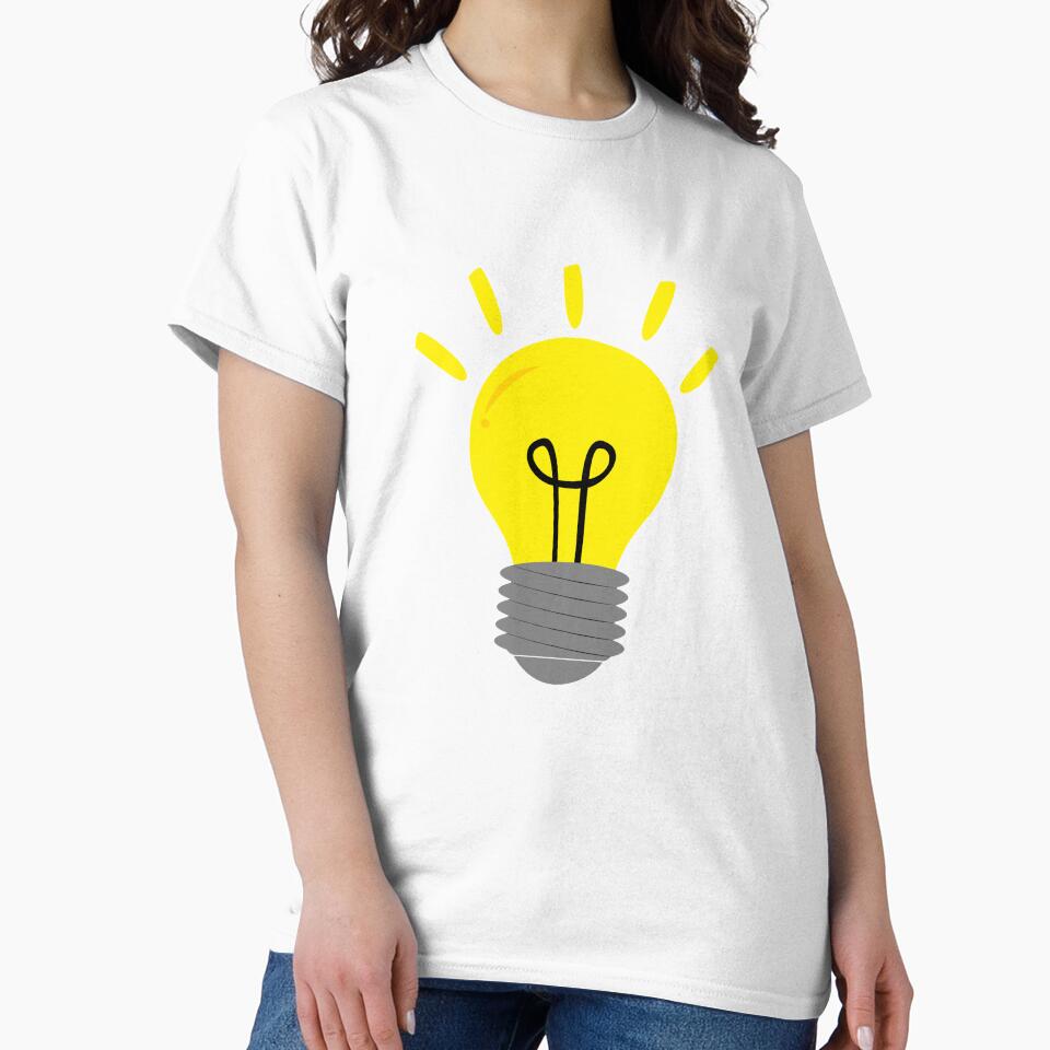 The distinctive lamp logo by Ahmed-Salama Unisex , , , Long Sleeve Tee