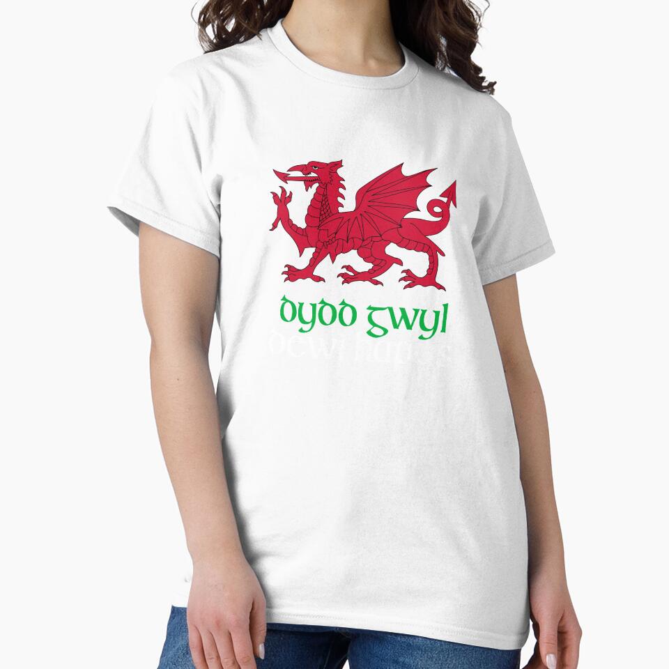 Dragon of Wales Flag Welsh Cymru Flags Medieval Welsh Rugby by majuga Unisex , , , Long Sleeve Tee