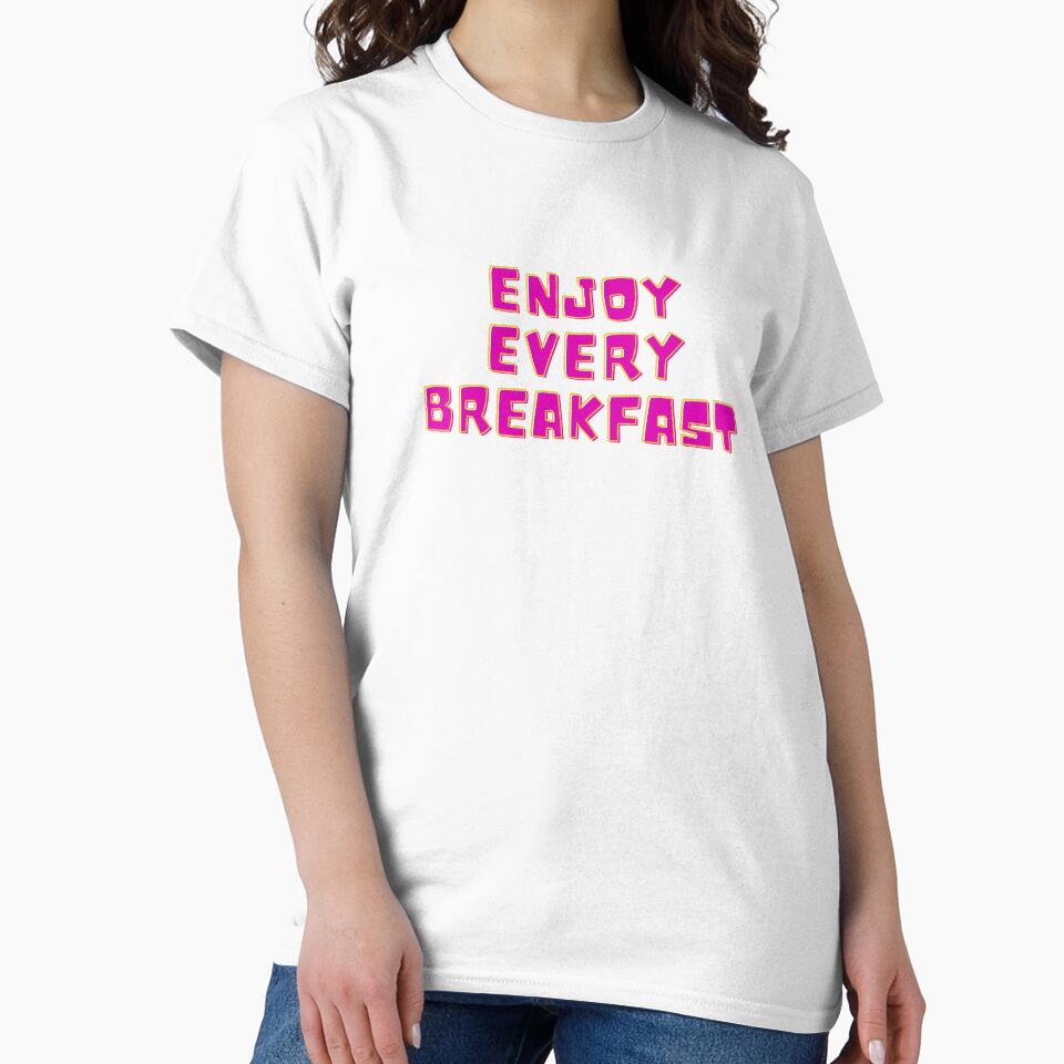 Enjoy Every Breakfast by Euc lid Unisex , , , Long Sleeve Tee