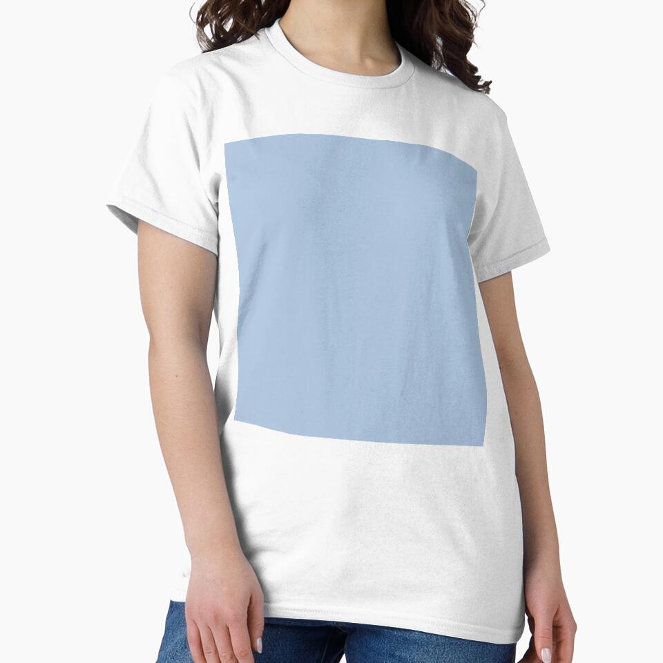 Sky Blue solid by Dana Du Unisex , , , Long Sleeve Tee