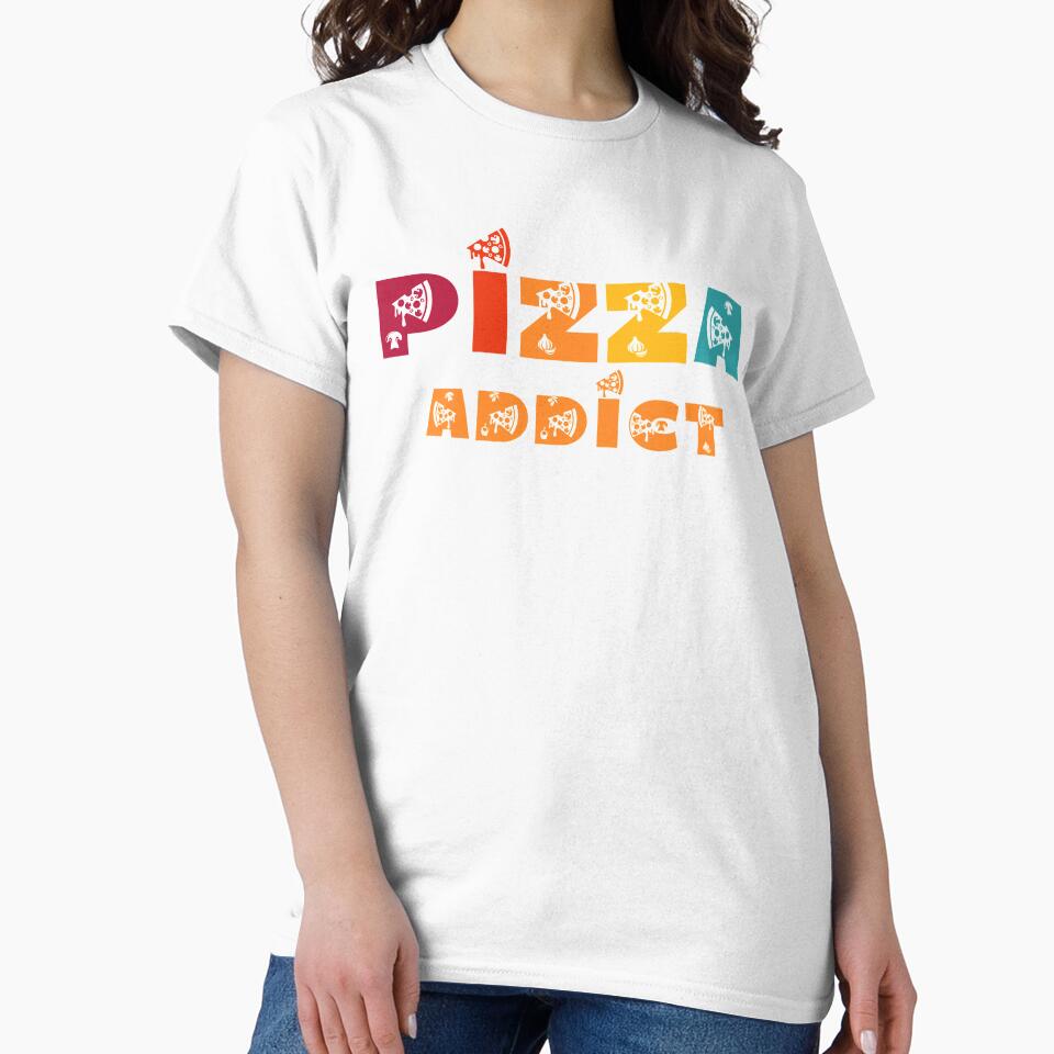 Pizza Addict, Pizza lover by Happy-PrintZ Unisex , , , Long Sleeve Tee