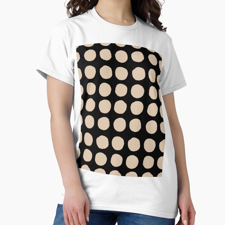 Black and Brown Abstract Polka Dot Pattern Pairs DE 2022 Trending Color Cliff's View DEC720 by ColorOfTheYears