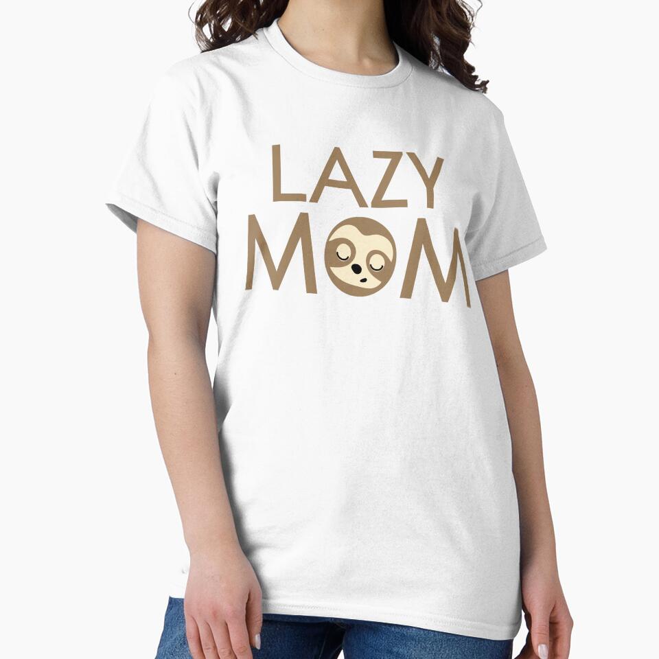 Lazy Mom by Colorfulman Unisex , , , Long Sleeve Tee