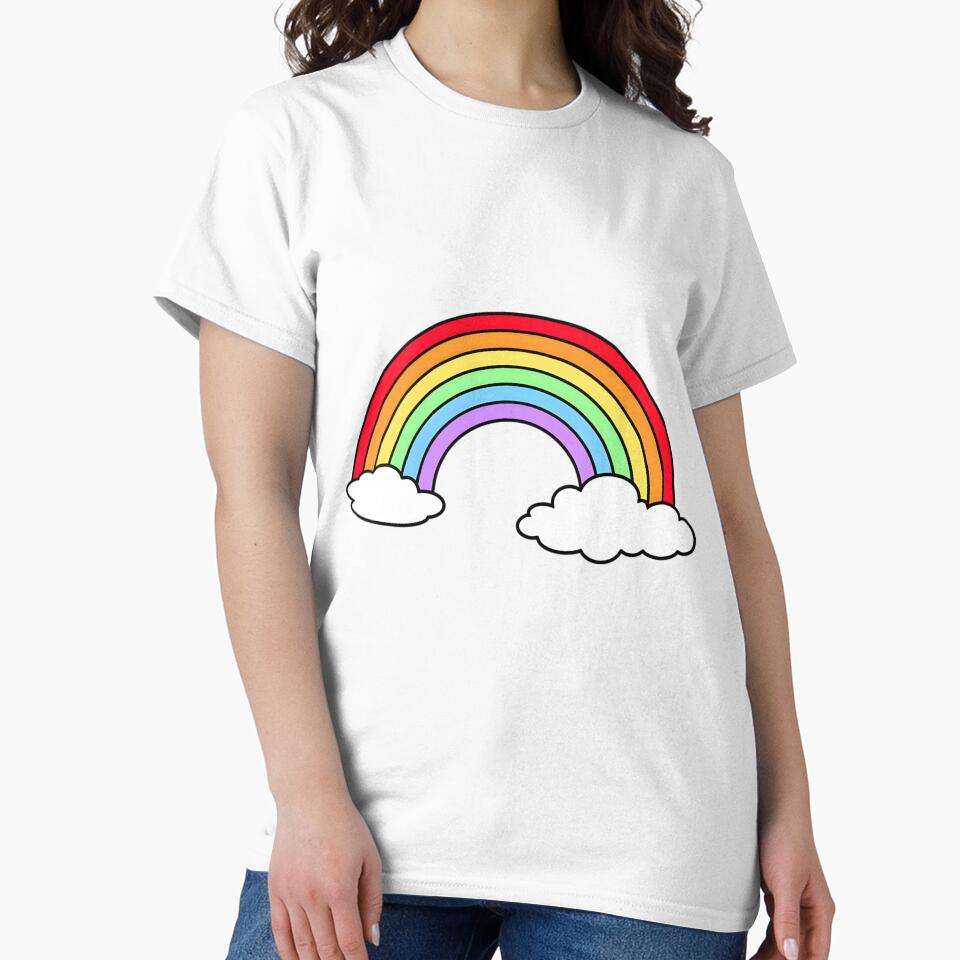Pastel Rainbow by caragcric Unisex , , , Long Sleeve Tee