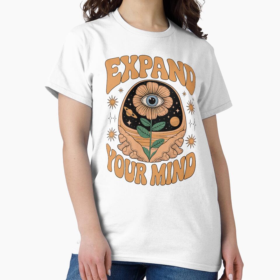 Expand Your Mind Psychedelic Eye Flower by Taans-Creation