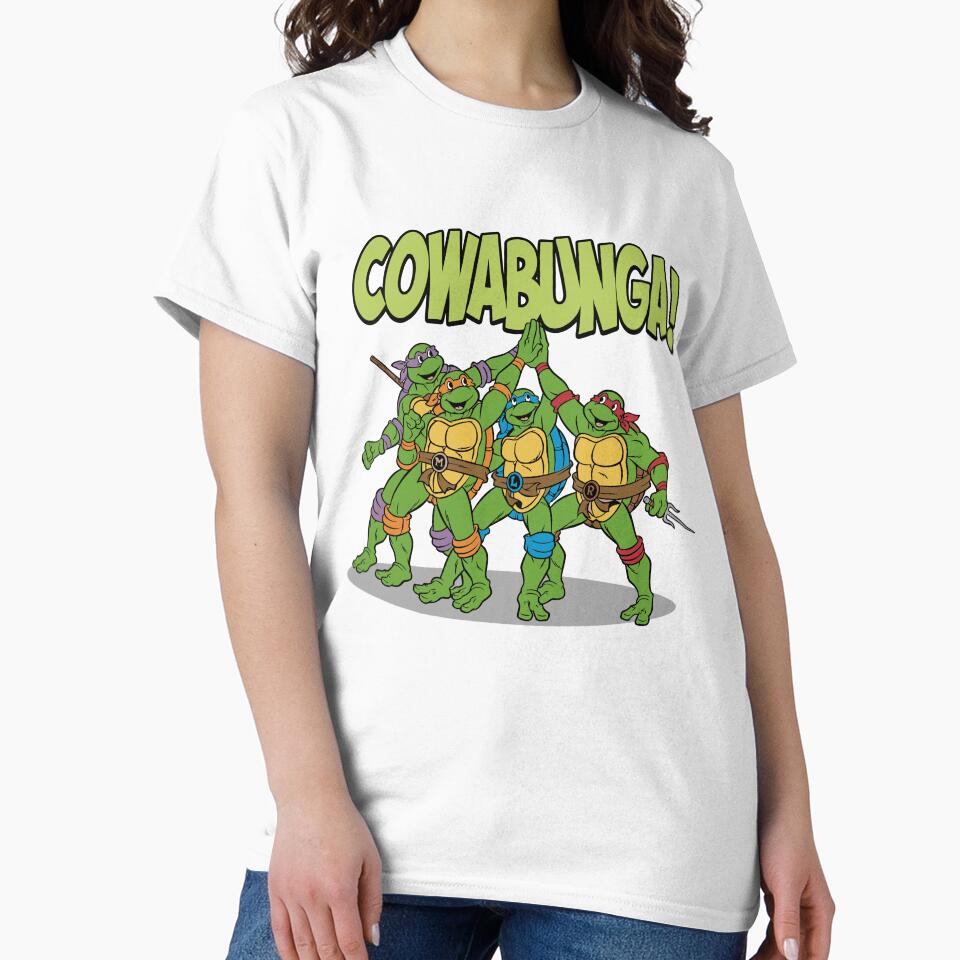 Cowabunga High Five - Mutant Ninja Turtles Group Hug by Krasnovaovaova Unisex , , , Long Sleeve Tee