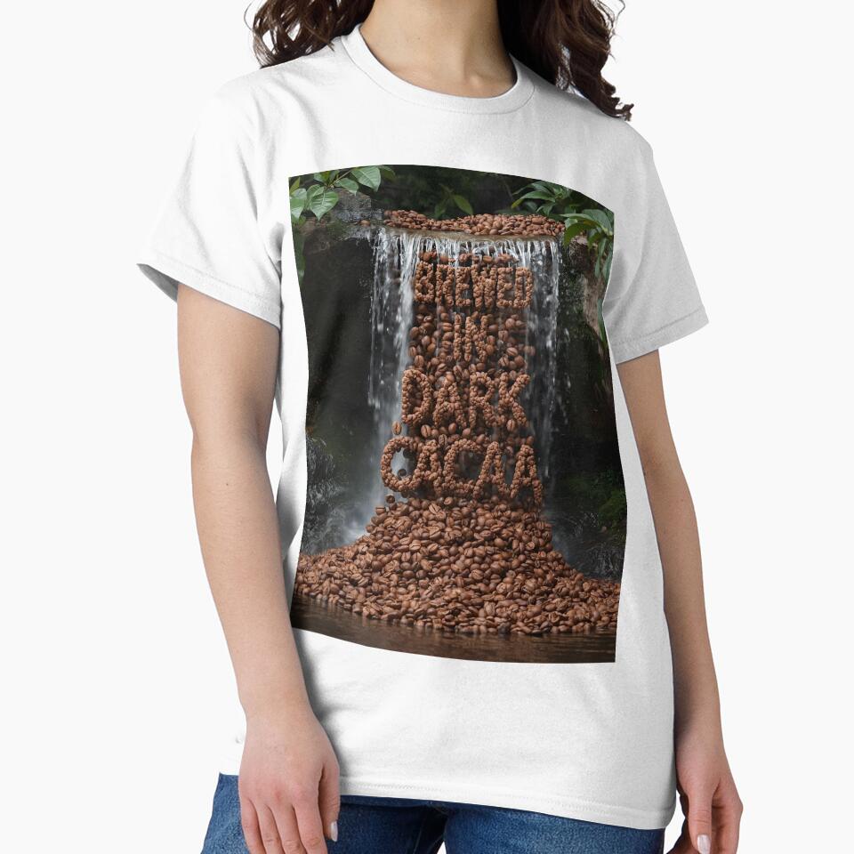 Dark Cacao Brewed in Energy | Motivational & Lifestyle by aslya-top Unisex , , , Long Sleeve Tee