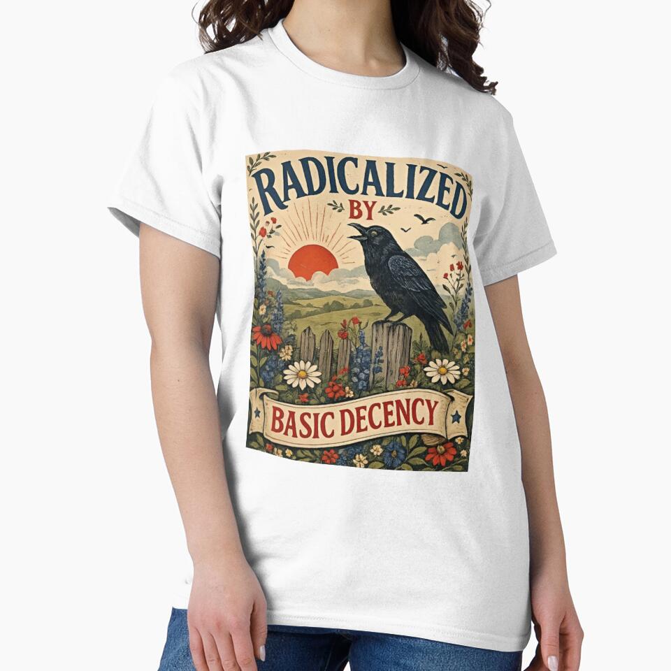 Radicalized By Basic Decency by VegaPPAr Unisex , , , Long Sleeve Tee