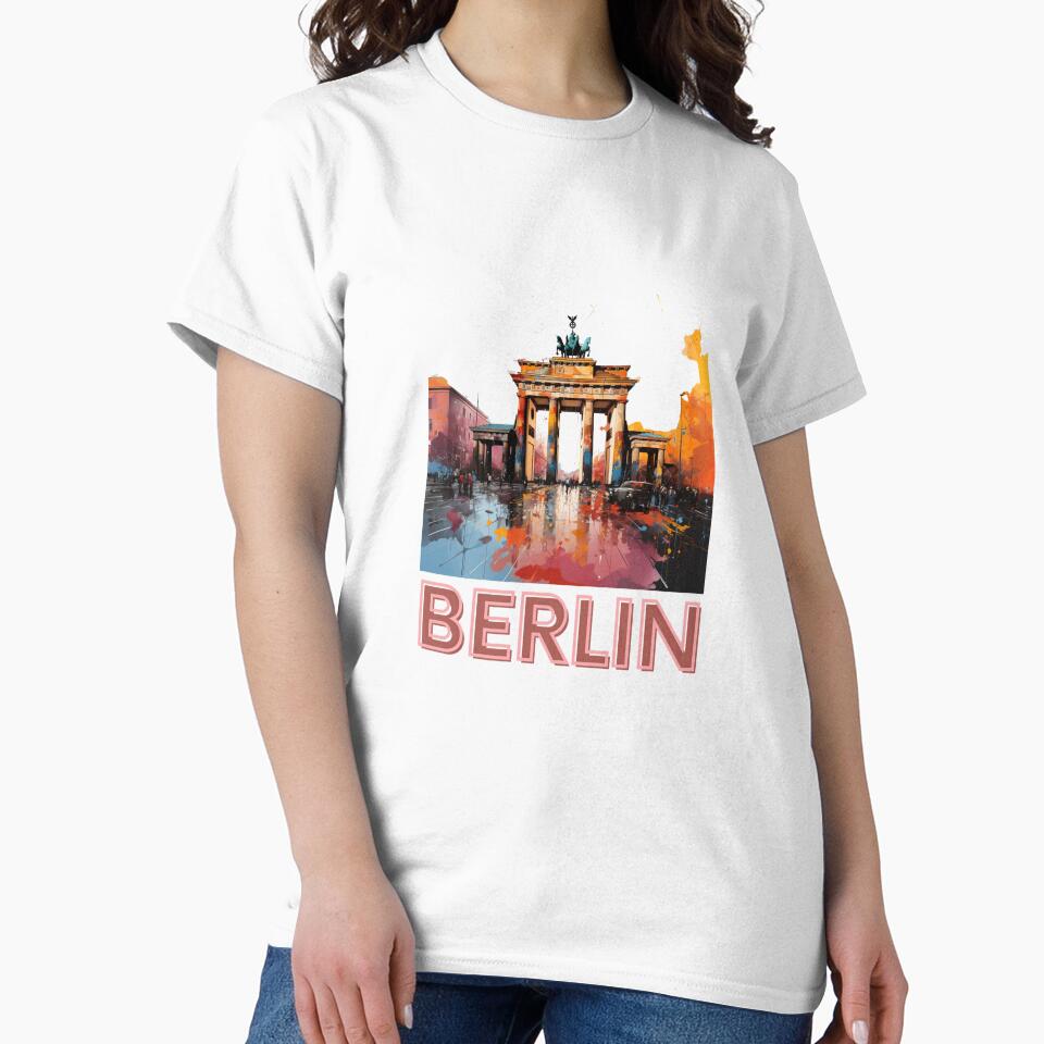 Pop Art Berlin by ArtHouseNiklas Unisex , , , Long Sleeve Tee