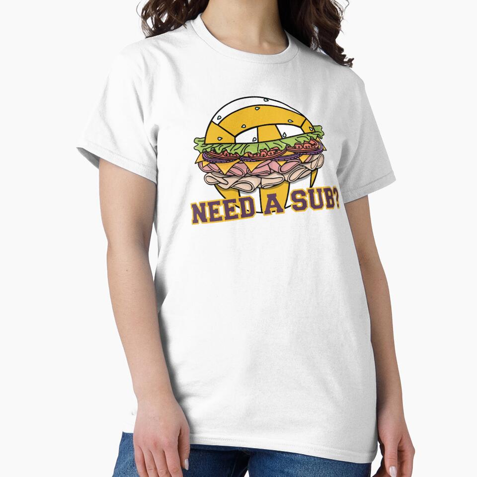 Need a Volleyball Sub by Three Caws Creative Unisex , , , Long Sleeve Tee