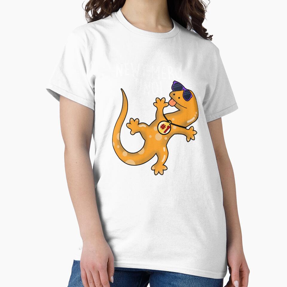 Newt-mero Uno Funny Newt Pun (Dark BG) by punnybone Unisex , , , Long Sleeve Tee