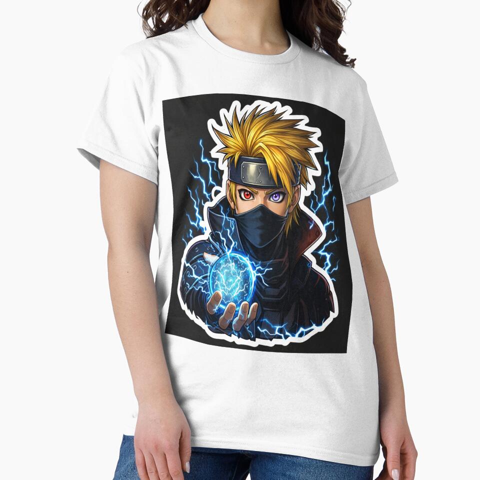 Lightning Ninja Anime Sticker ⚡? | Electric Power Warrior Hoodie Design | Cool Anime Aesthetic Art by SSVSTICKERS