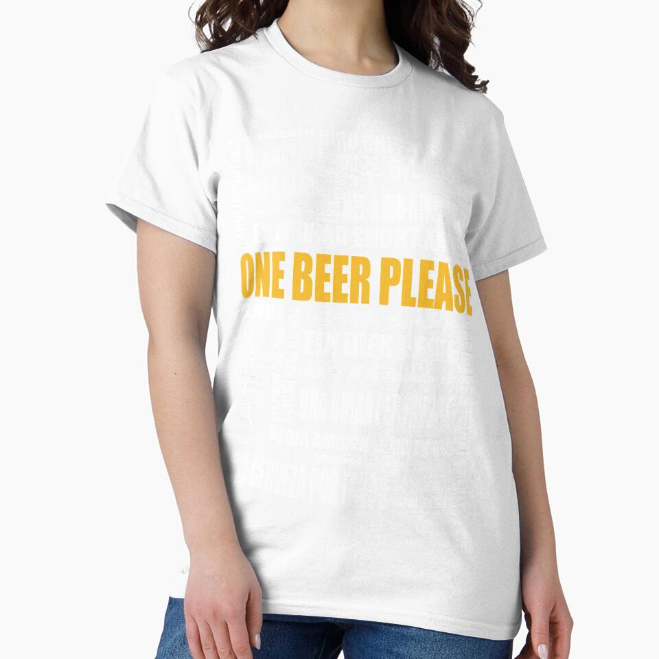 How to order a beer arround the world by Byfab Unisex , , , Long Sleeve Tee