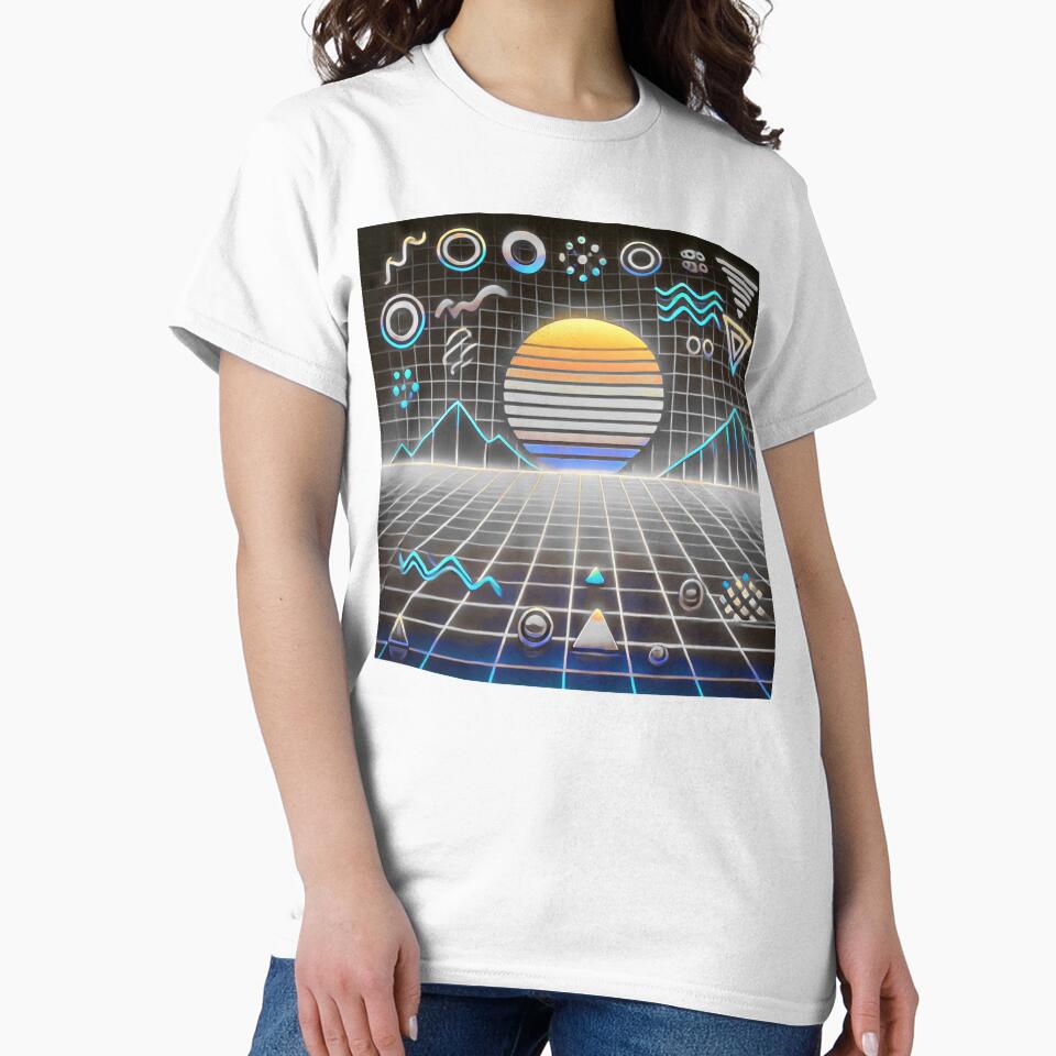 memphis pattern by TEEJAMBOREE Unisex , , , Long Sleeve Tee
