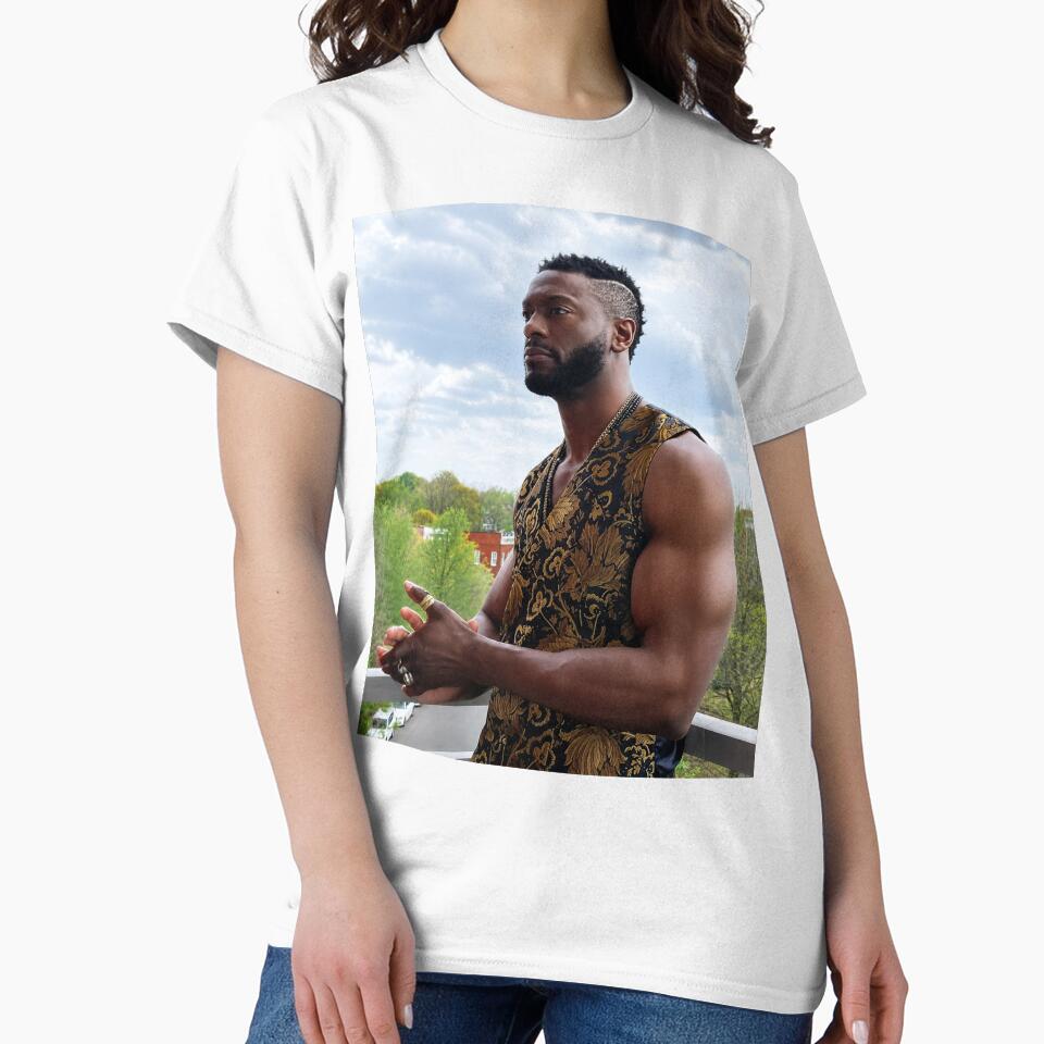 Aldis Hodge Stylish by oliviafowlerart Unisex , , , Long Sleeve Tee