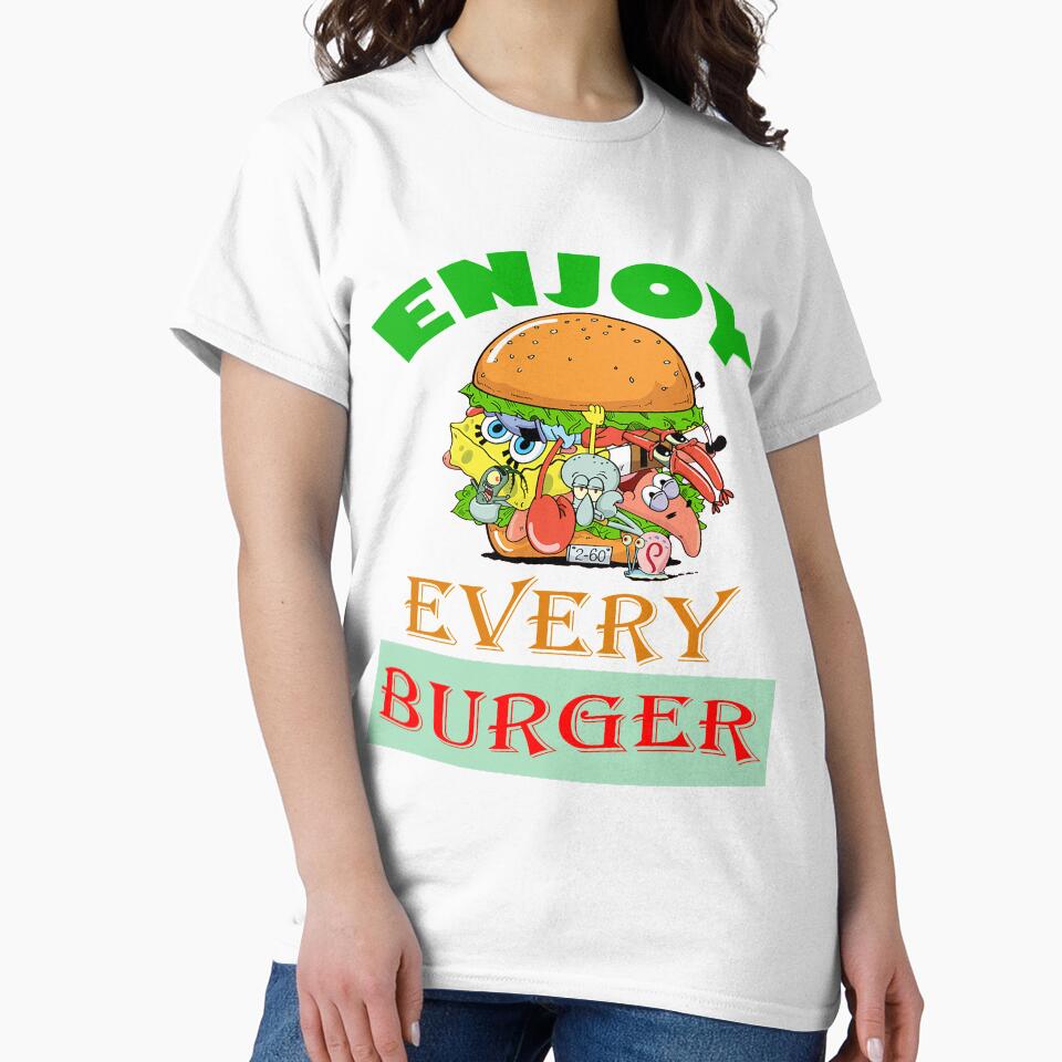 Enjoy Every Burger by TobyLozandro Unisex , , , Long Sleeve Tee