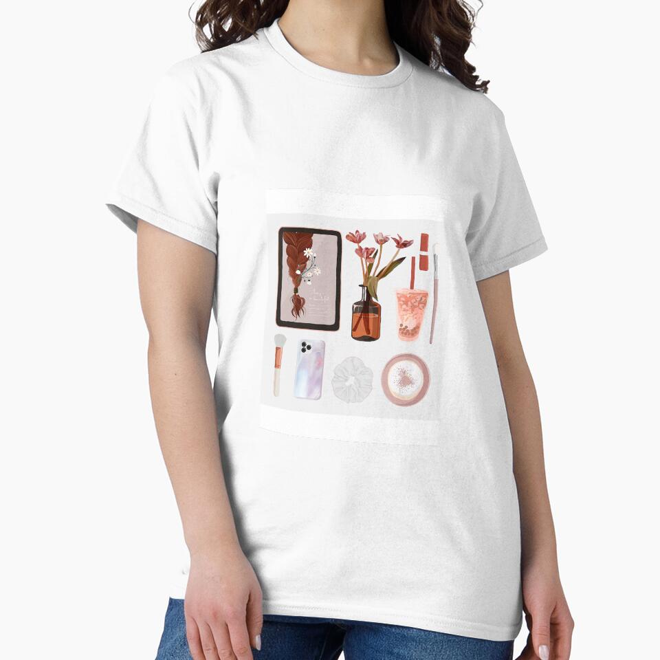 Minimalist Girl Illustration Art Print by Eva Vincent