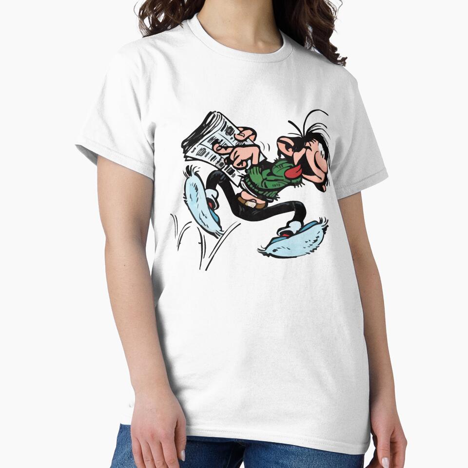 Gaston Goof Newspaper by CyberGirlz Unisex , , , Long Sleeve Tee