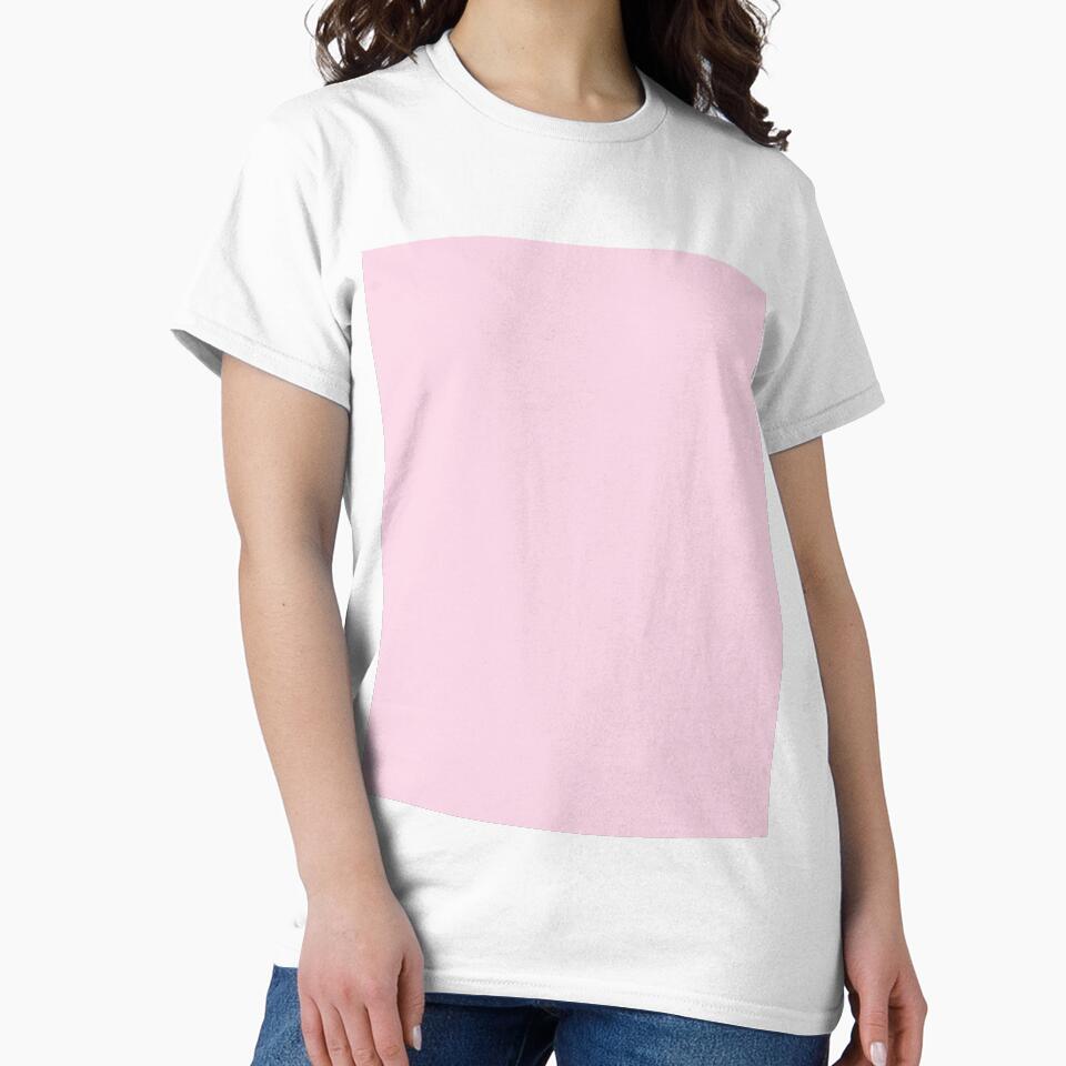 Plain Solid Color Light Pink Soft Pink Pastel Pink by mimihuang creations Unisex , , , Long Sleeve Tee
