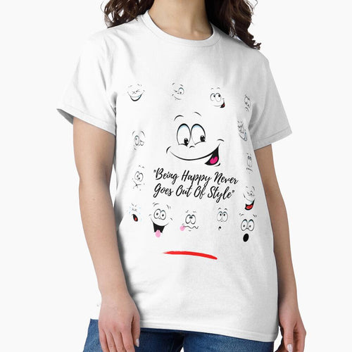 "Being Happy Never Goes Out Of Style" by LondonHouse Unisex , , , Long Sleeve Tee