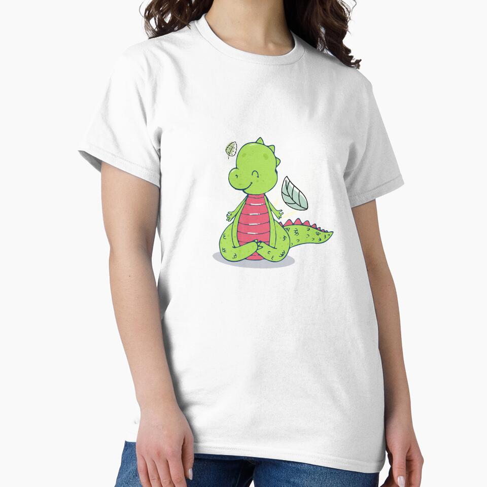 Dinosaur Meditation - Yoga Dino by iHeartDinosaurs