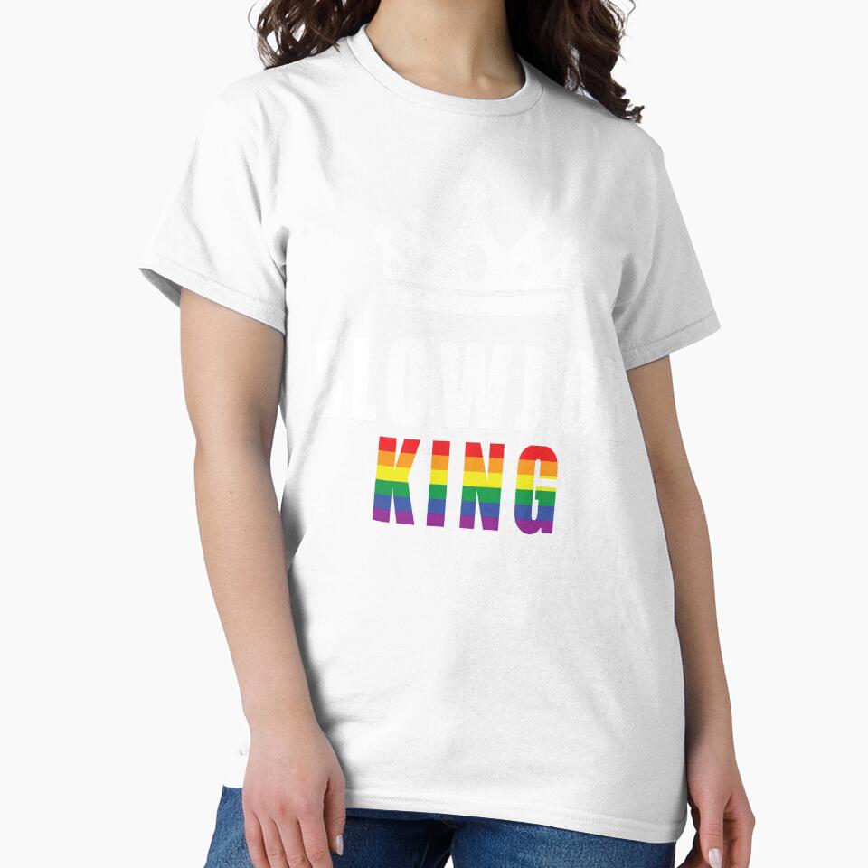 My King Of Blowjob Gay Pride Sexual Funny Quotes by hvdung456 Unisex , , , Long Sleeve Tee