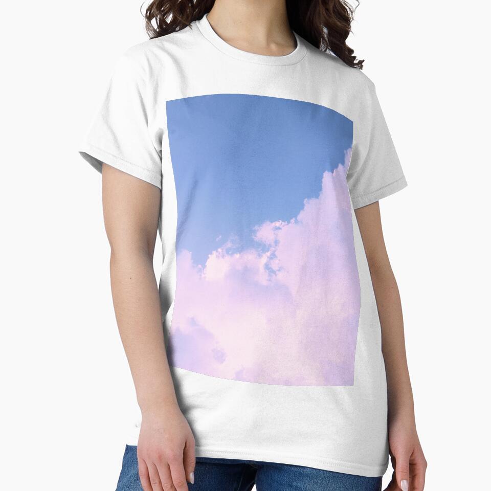 #02#Cloud#Sky#light by ESCAPZ Unisex , , , Long Sleeve Tee
