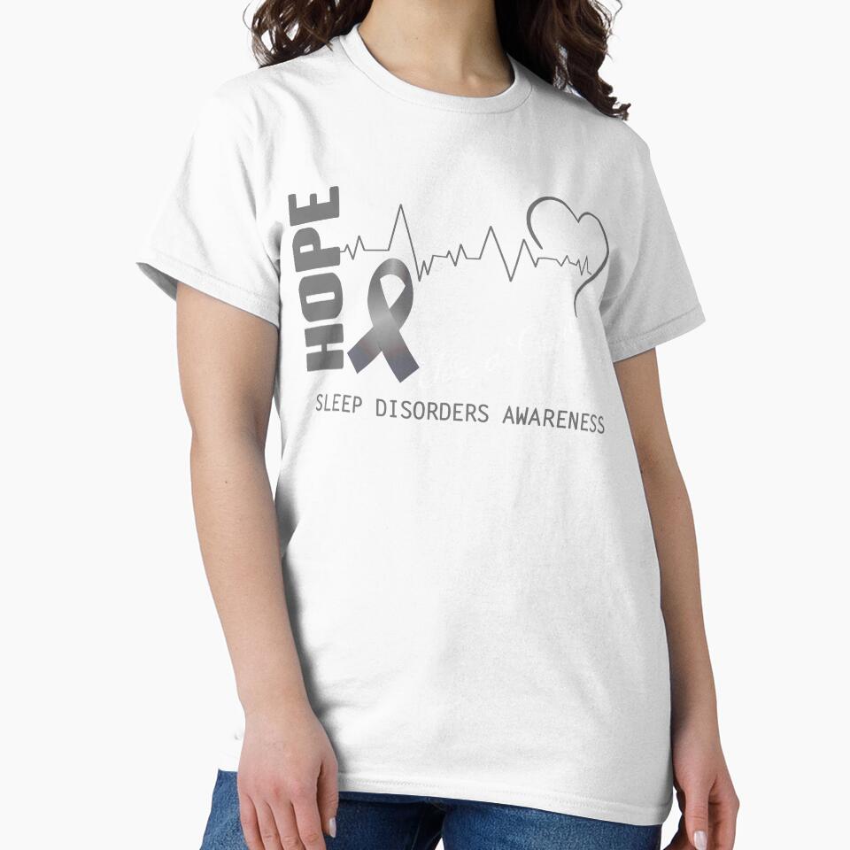 Hope For A Cure Sleep Disorders Awareness by frechettee Unisex , , , Long Sleeve Tee
