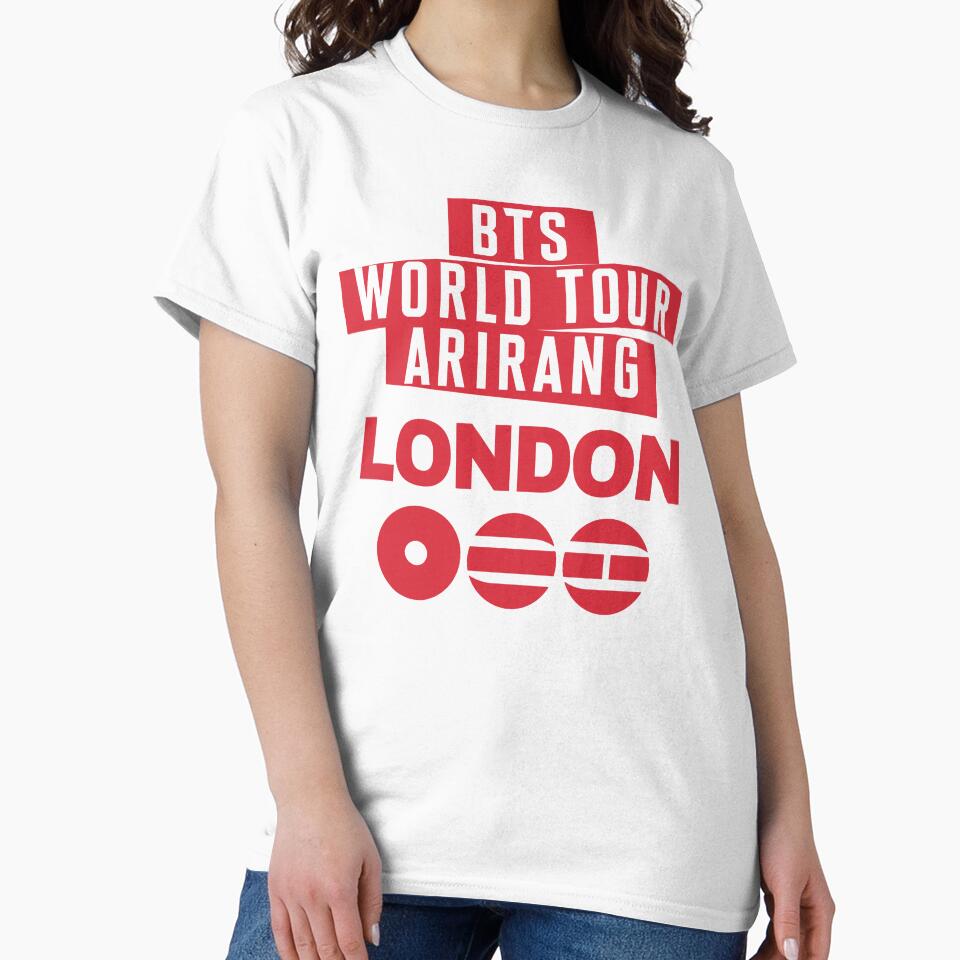 BTS World Tour 2026 Arirang. LONDON. by EunsooLee Unisex , , , Long Sleeve Tee
