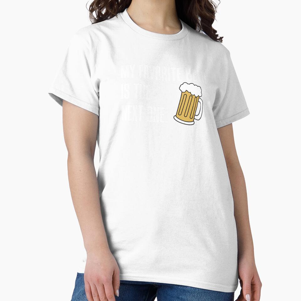 Favorite Beer Is The Next One by jaycartoonist Unisex , , , Long Sleeve Tee