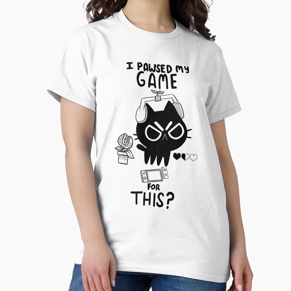 I pawsed my game for this? by TaylorRoss1 Unisex , , , Long Sleeve Tee
