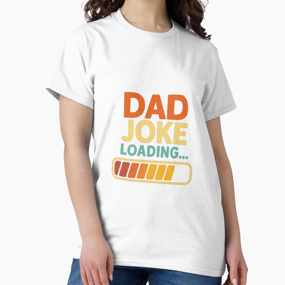 Dad Joke Loading... Please Wait | Funny Father's Day for Geeky Dads by Dzeery Unisex , , , Long Sleeve Tee