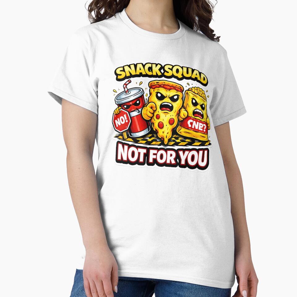 SNACK SQUAD – NOT FOR YOU by Timeless Junction Unisex , , , Long Sleeve Tee