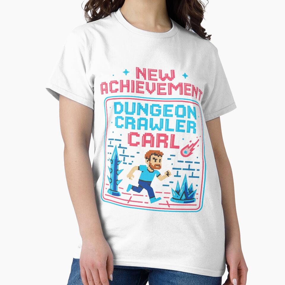 New Achievement Dungeon Crawler Carl Book Lover by RamblingsRose Unisex , , , Long Sleeve Tee