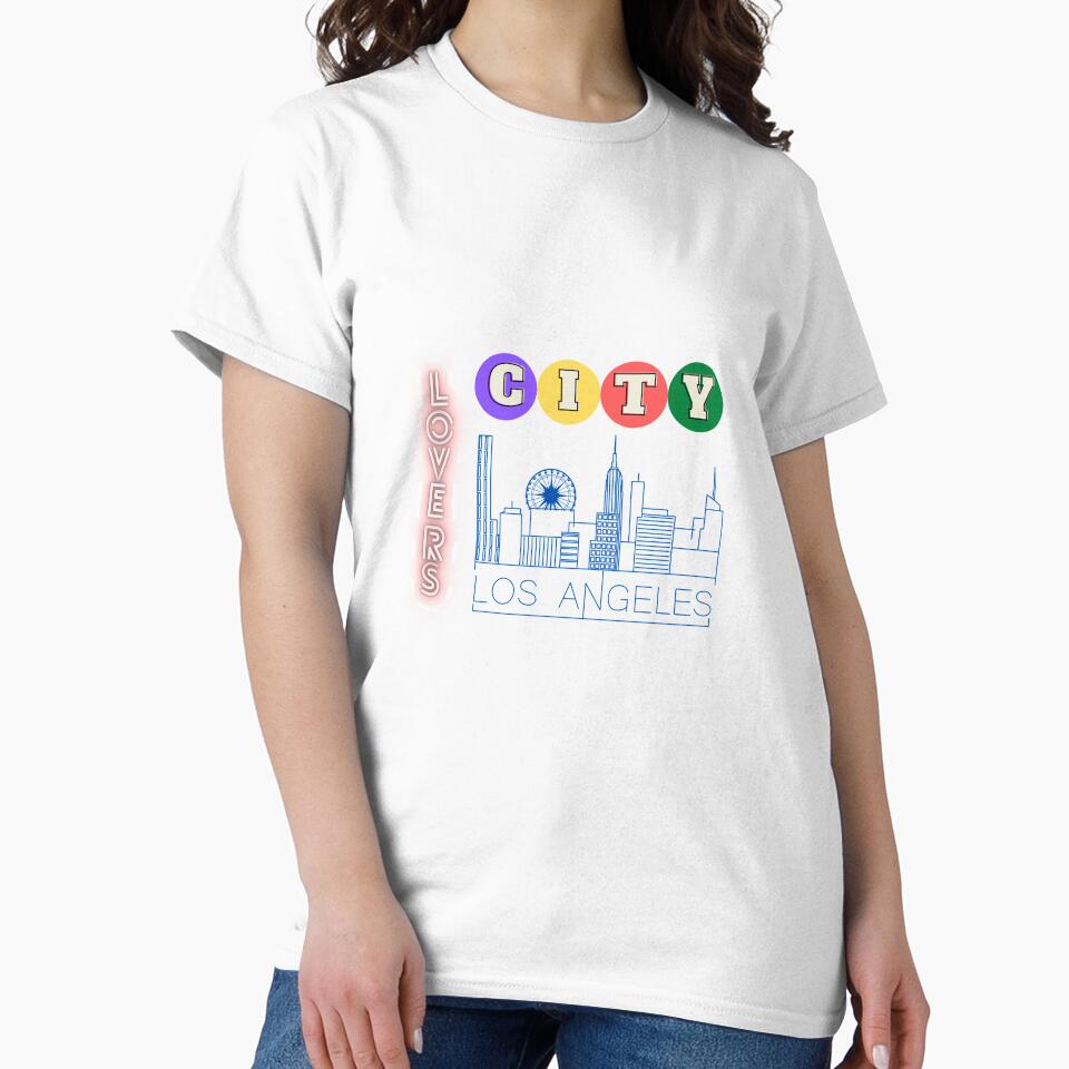 City Lovers - Loss Angeles Unisex by KkCreationas Unisex , , , Long Sleeve Tee