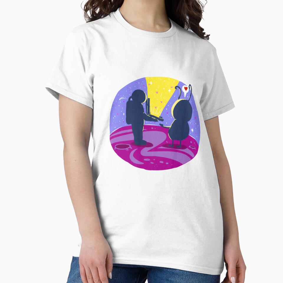 Pizza Astronaut by Jajienme Unisex , , , Long Sleeve Tee