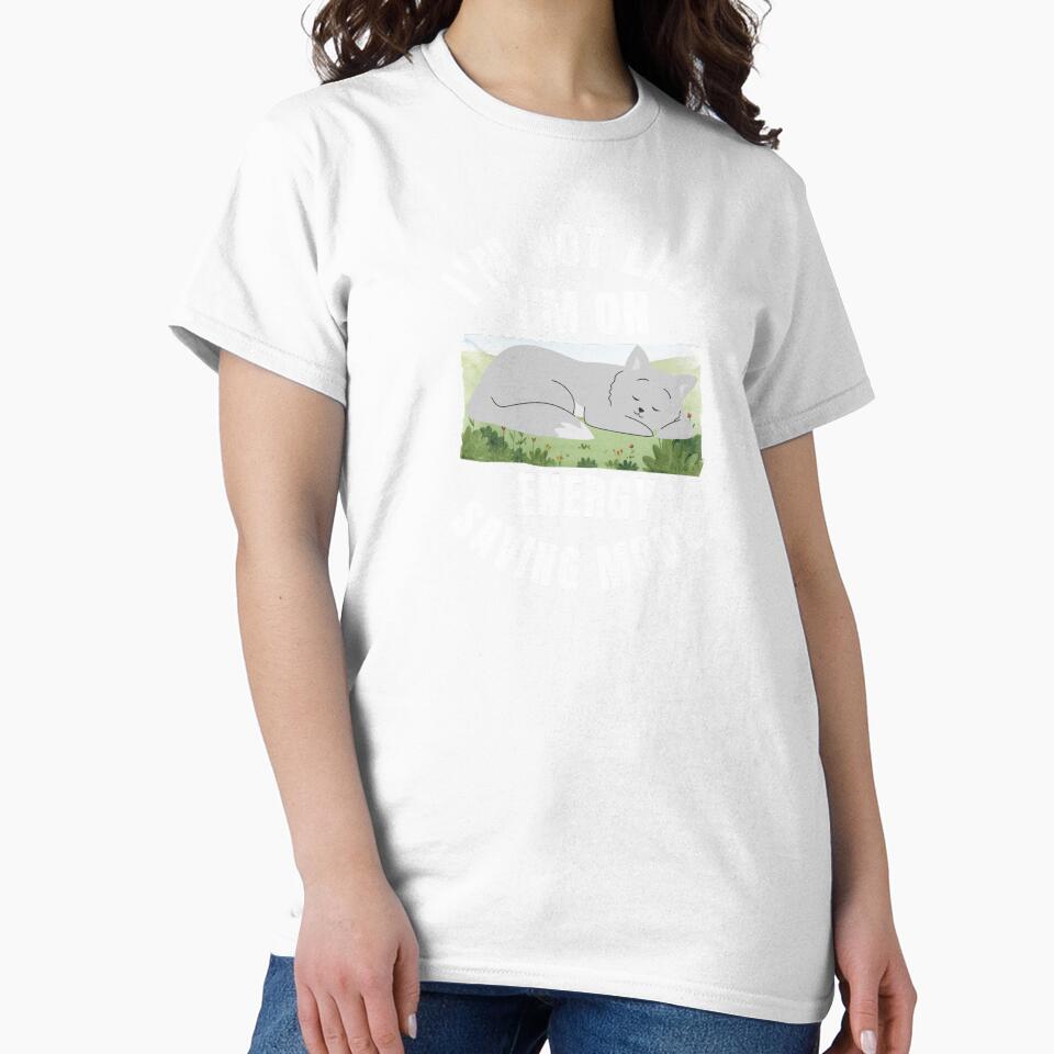 I'm Not Lazy I'm On Energy Saving Mode Classic by padeddesignart Unisex , , , Long Sleeve Tee