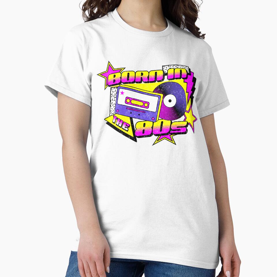 Born In The 80s by Studio Bankai Unisex , , , Long Sleeve Tee
