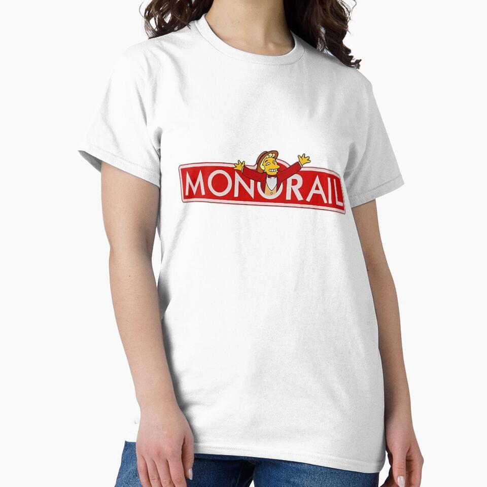 Lyle Lanley Monorail Logo Cartoon by CMSenseiStore Unisex , , , Long Sleeve Tee