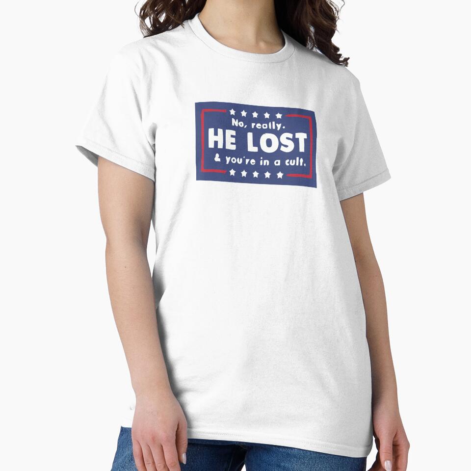 No Really He Lost Youre In A Cult by wear & gear Unisex , , , Long Sleeve Tee