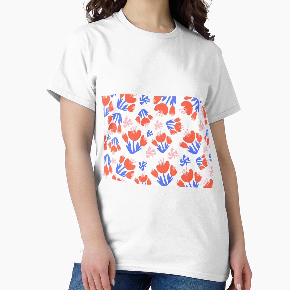 flower pattern by Paumoralesl Unisex , , , Long Sleeve Tee