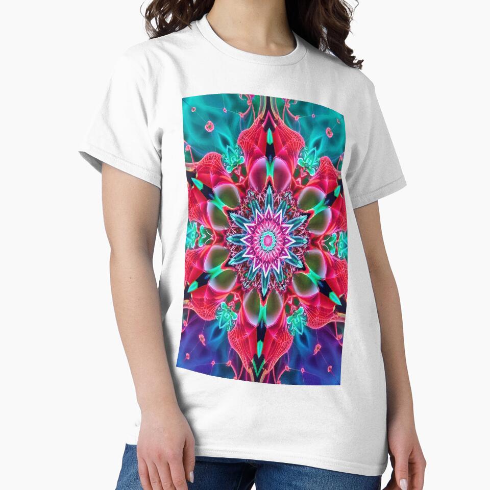 Psychedelic Bloom Mandala by AbstractAnom