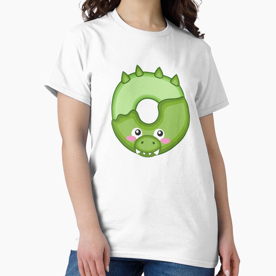 Donut crocodile by DerSenat Unisex , , , Long Sleeve Tee