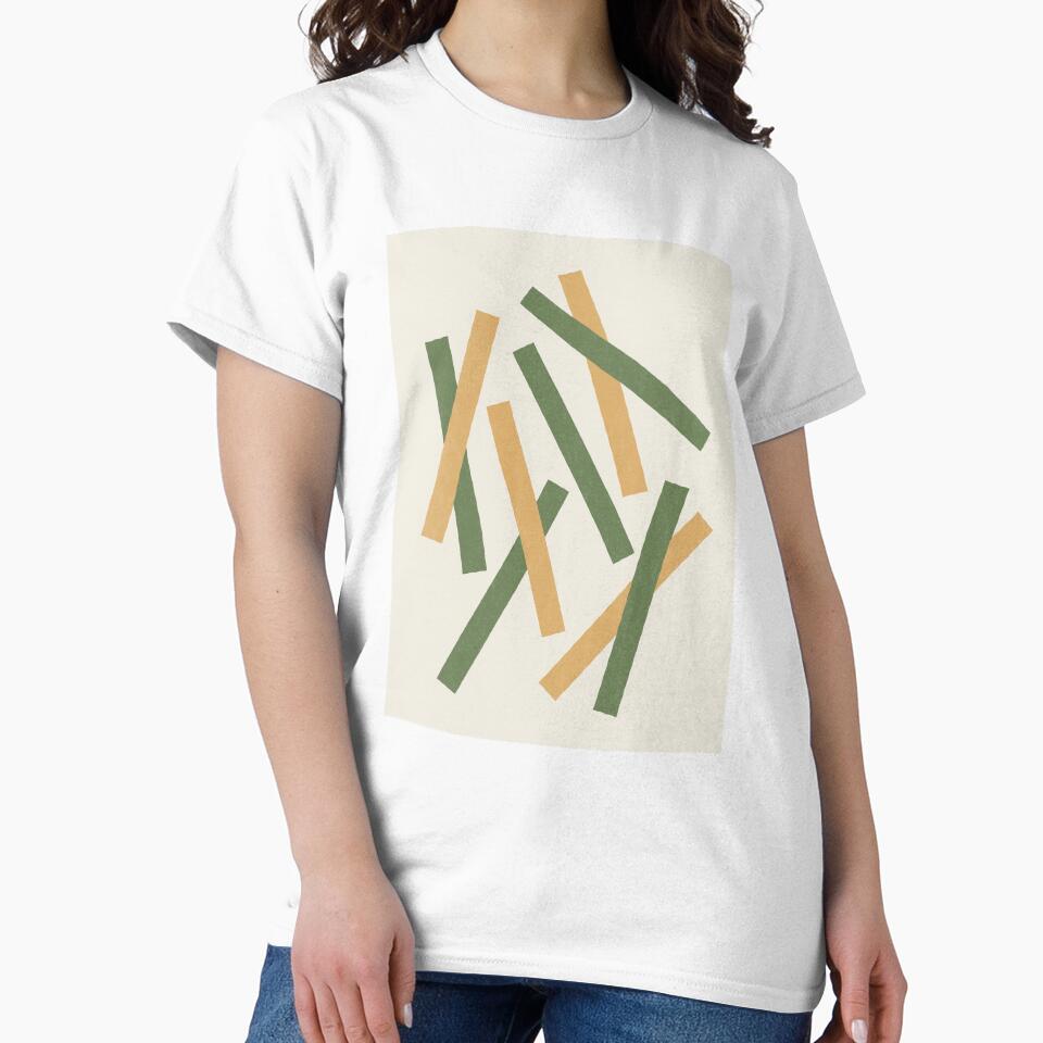 Lines Misaligned - Yellow Green by moonlightprint