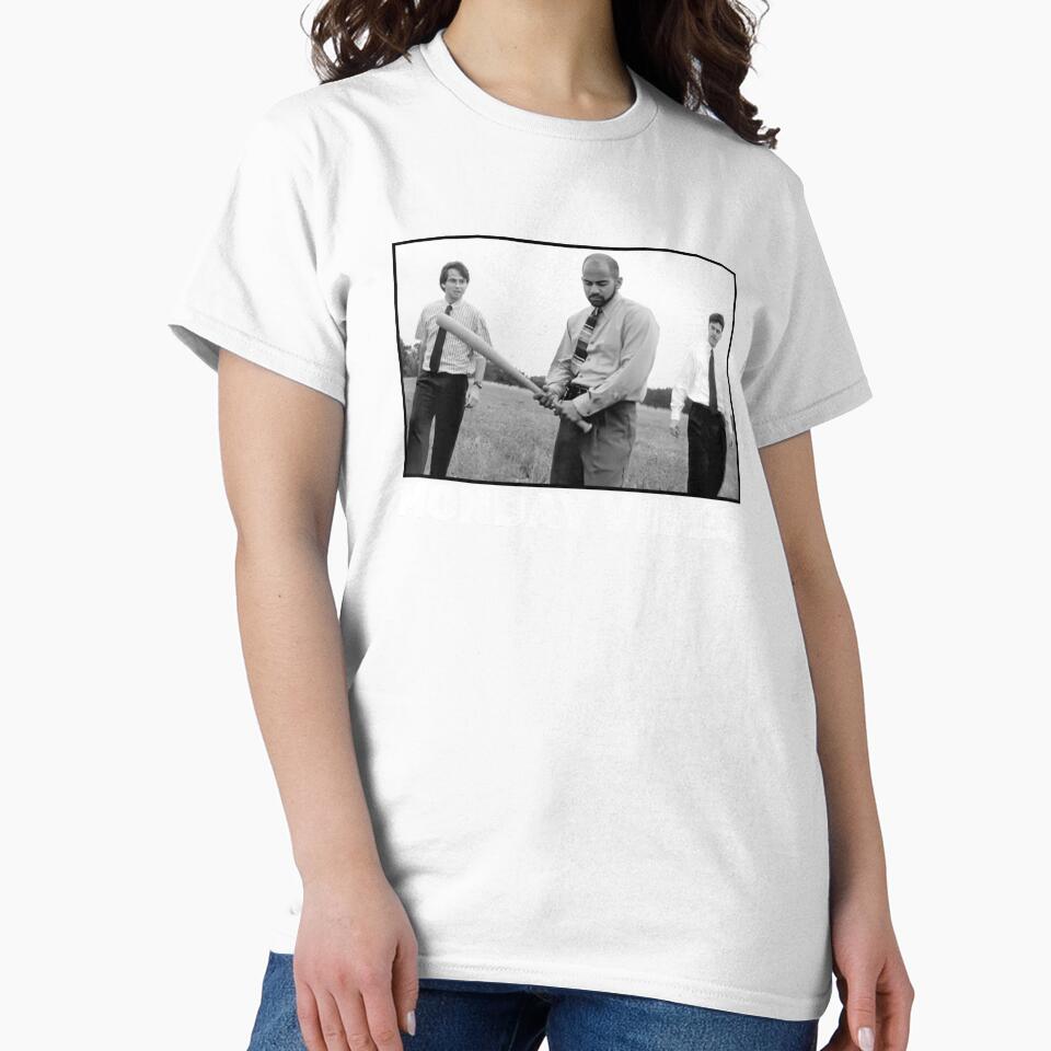 Monday Vibes , Office Space humor by The Sporty Nerd Unisex , , , Long Sleeve Tee