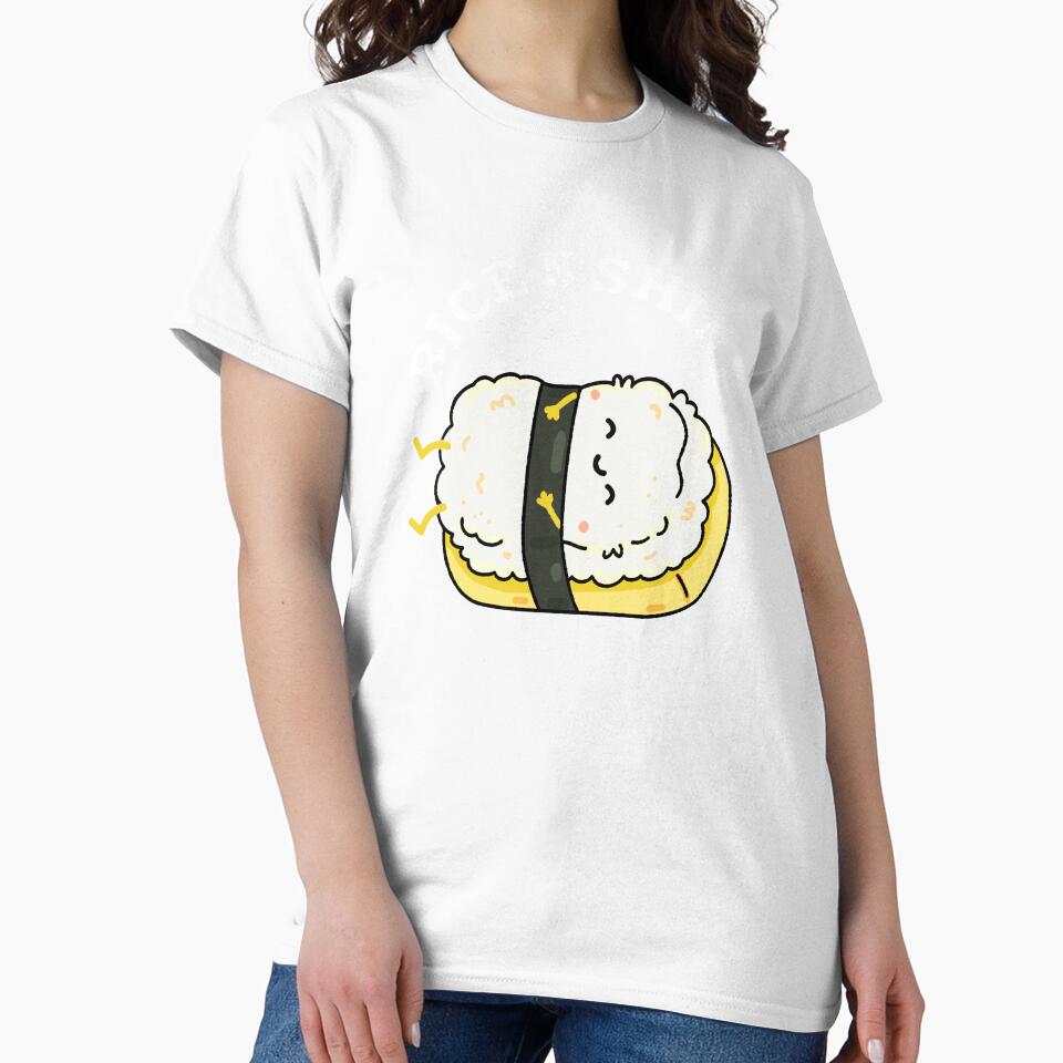 Rise And Shine Funny Sushi Pun (Dark BG) by punnybone Unisex , , , Long Sleeve Tee