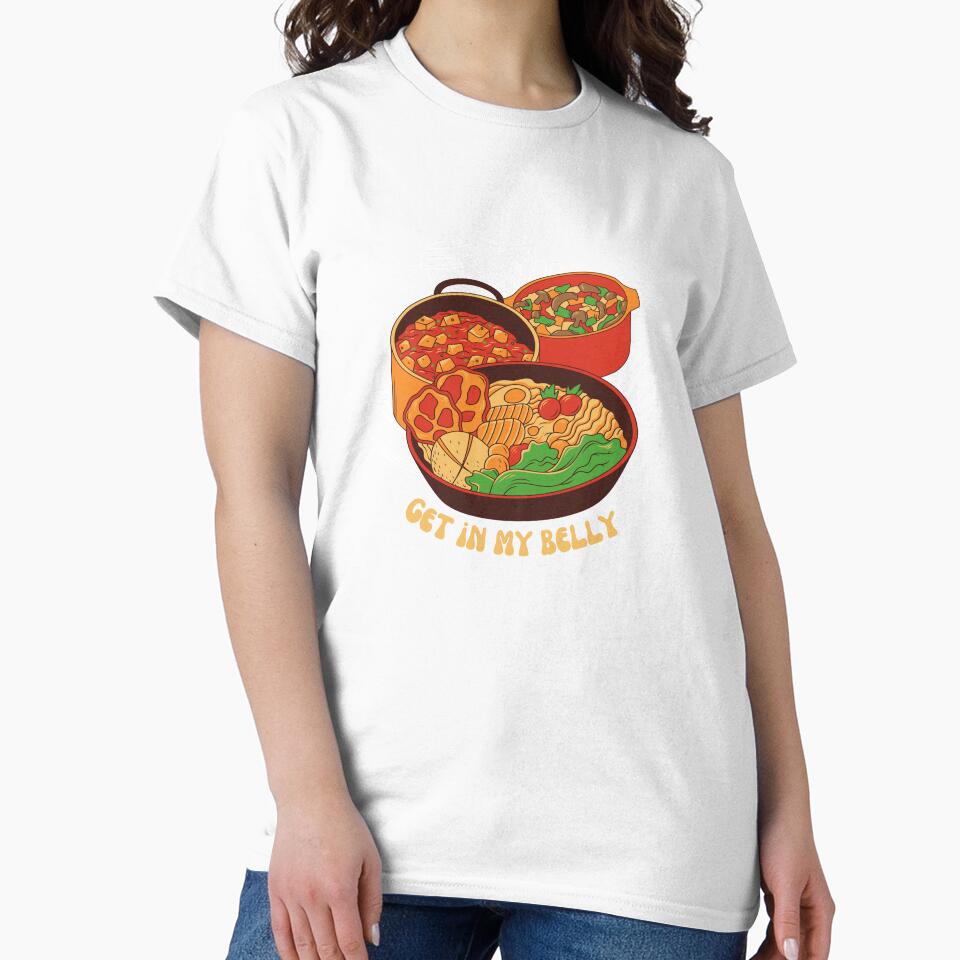 Get In My Belly by foodiexpress Unisex , , , Long Sleeve Tee