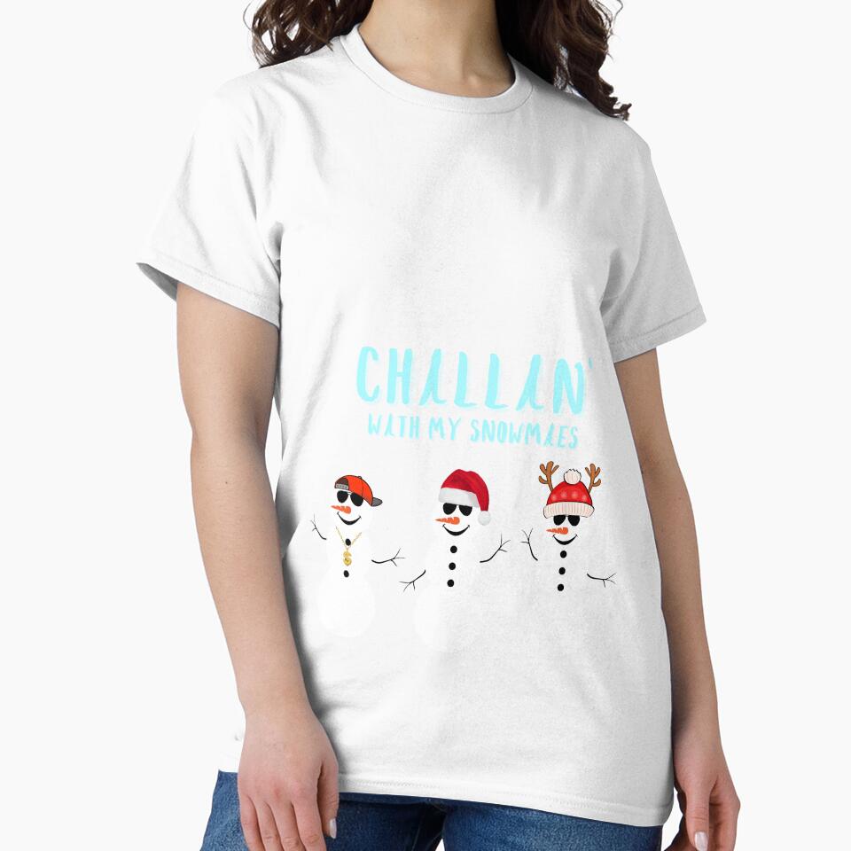 Chillin with my Snowmies by RayofSunshine77 Unisex , , , Long Sleeve Tee